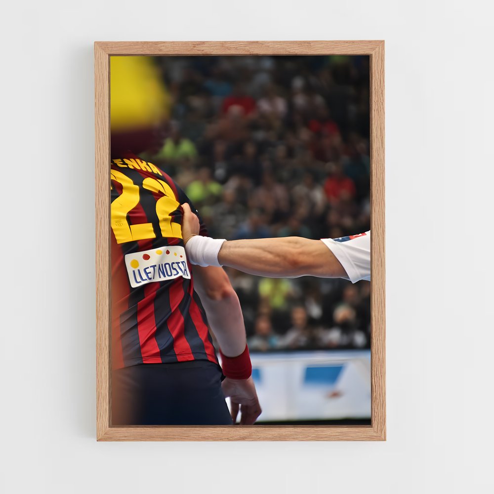 Poster Le Duel Énergique – affiche Handball (vue 4)